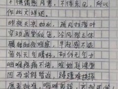 文言文请假条(小学生请假条走红)